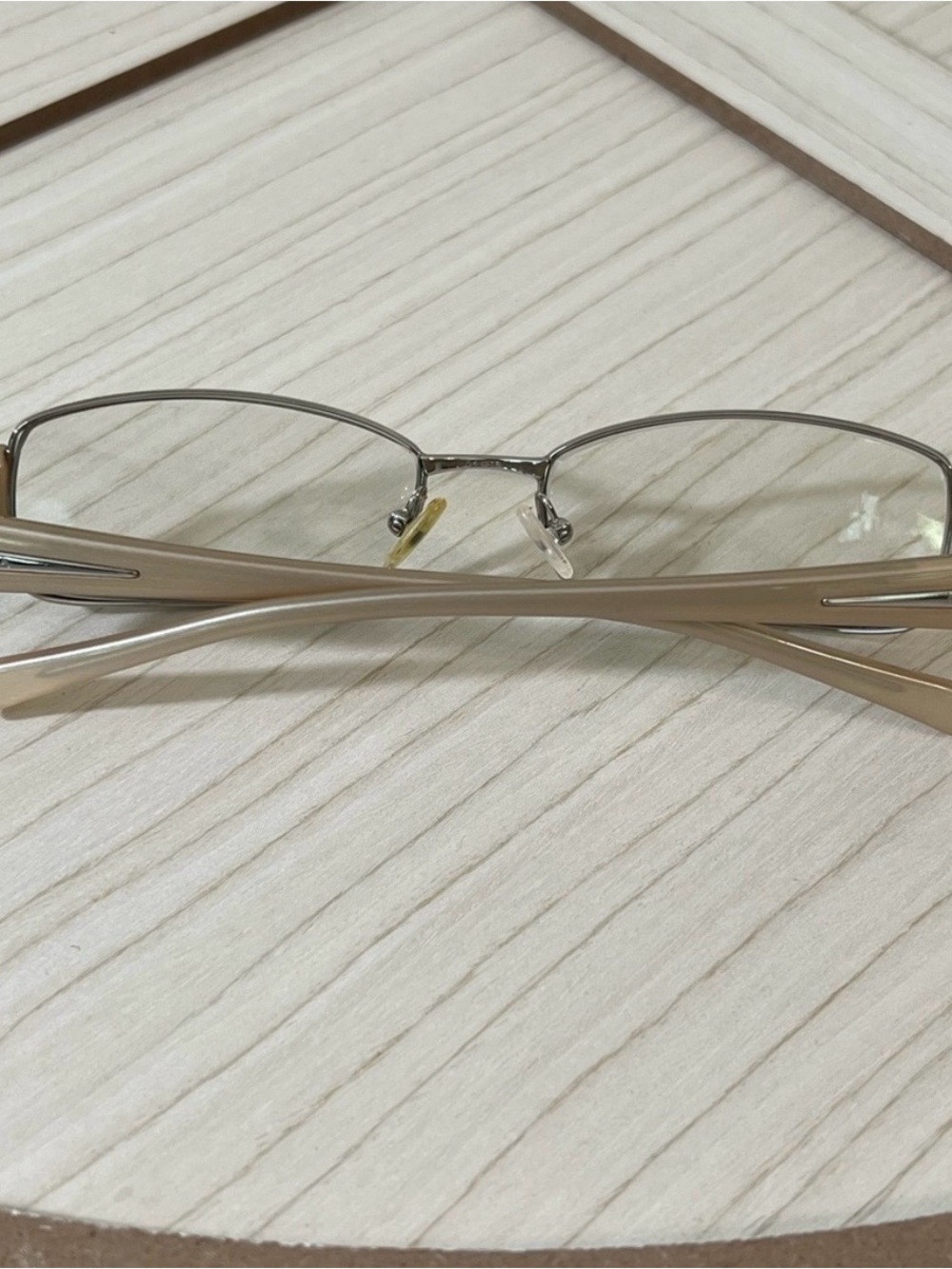 Prada VPR 66H 3BQ-101
Square Beige Silver Eyeglasses
Optical Frame 52-16-135 - Picture 6 of 7